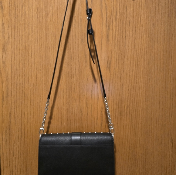 Authentic Michael Kors Medium Studded Leather Shoulder Bag Used One Weekend - Picture 6 of 7